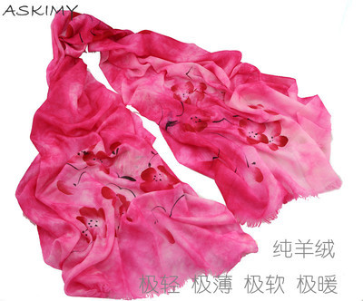 奢华羊绒手绘印花围巾 内蒙古纯正羊绒披肩围巾工厂 火爆现货批发 - 奢华羊绒手绘印花围巾 内蒙古纯正羊绒披肩围巾工厂 火爆现货批发厂家 - 奢华羊绒手绘印花围巾 内蒙古纯正羊绒披肩围巾工厂 火爆现货批发价格 - 呼和浩特市艾斯凯米纺织品 - 